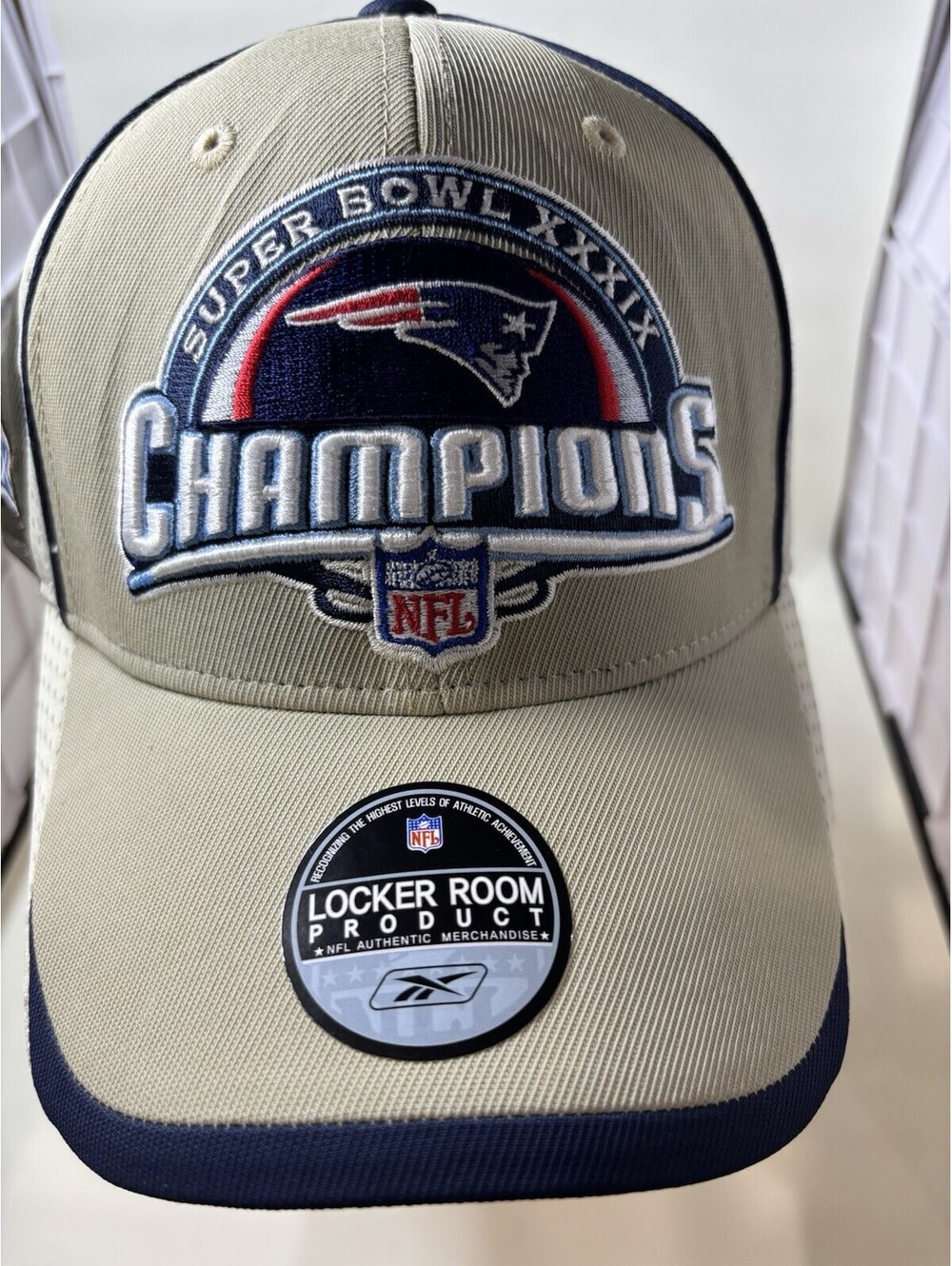 NWT NFL Champions Super Bowl XXX1X  Patriots Rebook Team Apparel Baseball Cap